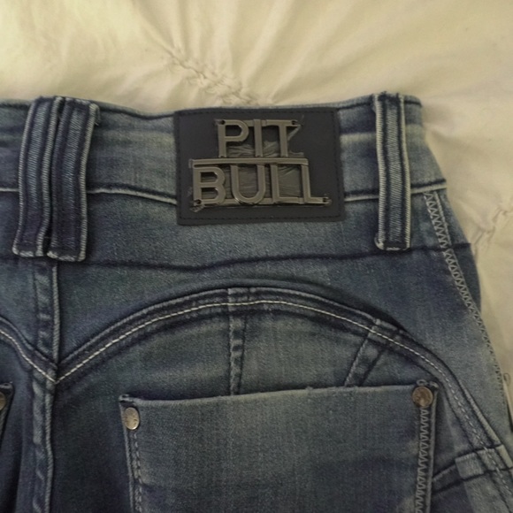 Pitbull Premium Jeans Skinny Denim with lace - Picture 4 of 5